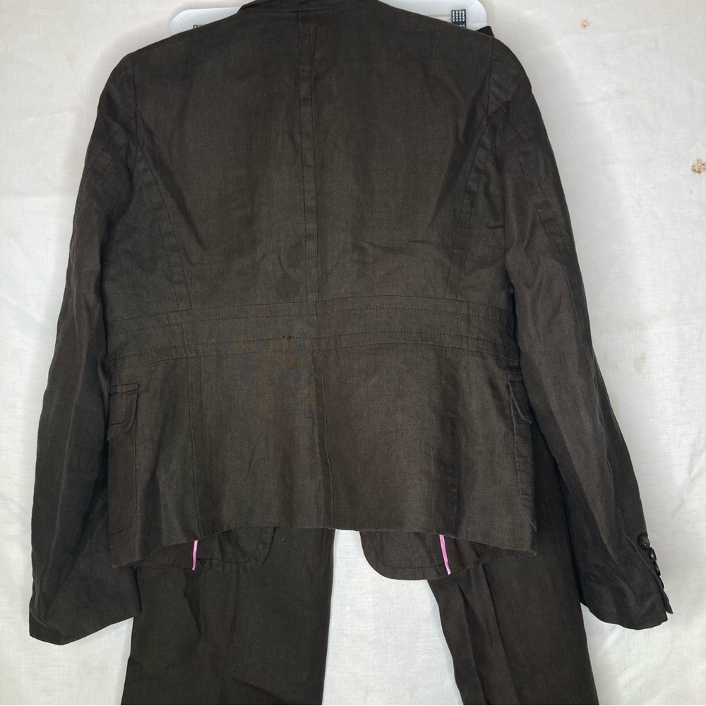 J crew 100% linen suit